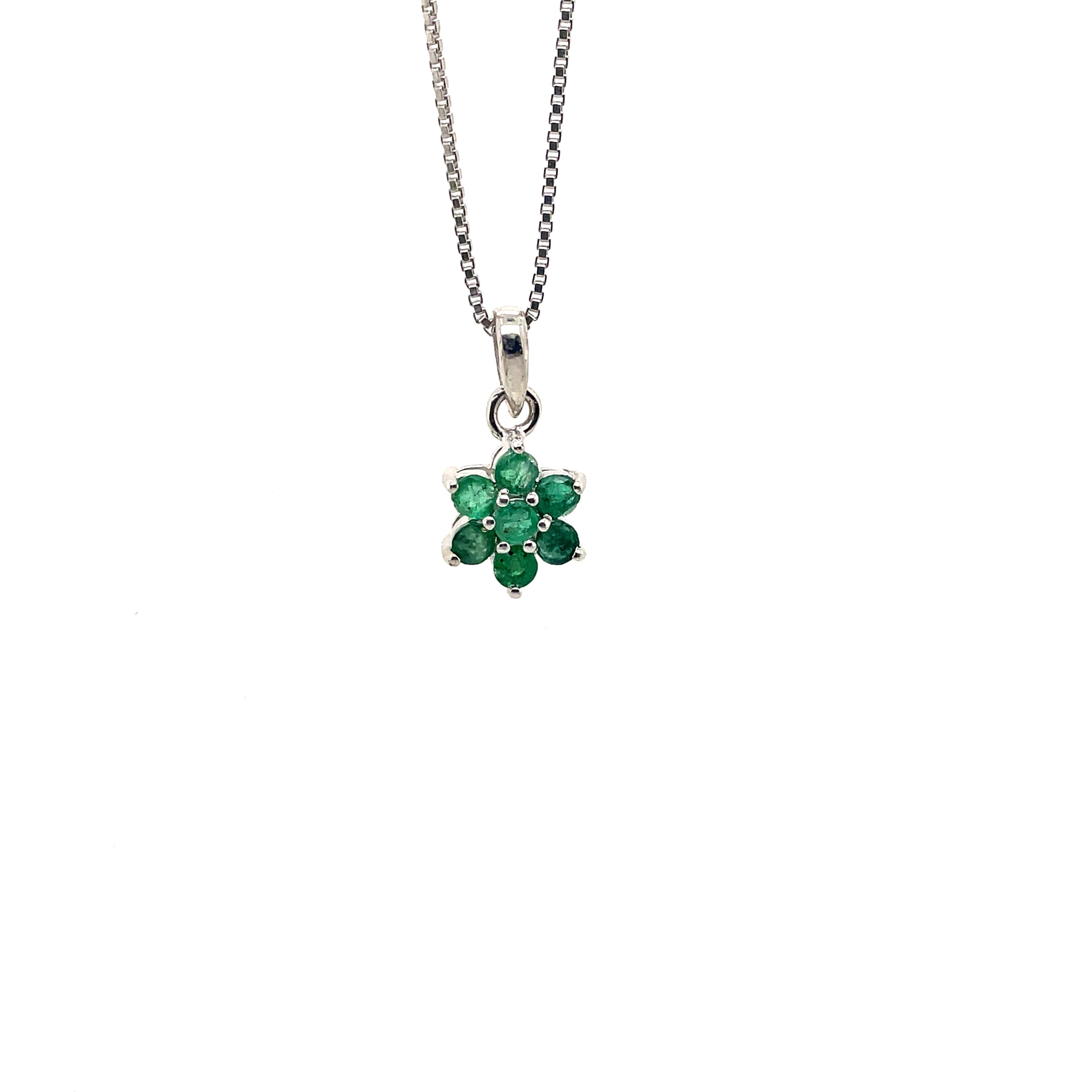 Sapphire Pendant in .925 Sterling Silver - KSP 33860